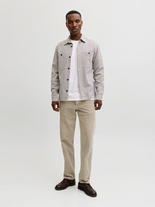 Camiseta m/c con bolsillo & etiqueta Jack & Jones Bright White