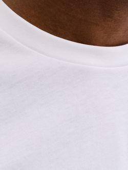 Camiseta m/c con bolsillo & etiqueta Jack & Jones Bright White