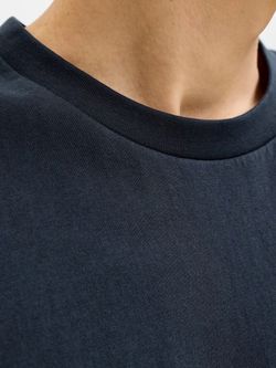 Camiseta m/c con bolsillo & etiqueta Jack & Jones Dark Navy