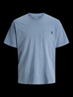 Camiseta m/c con bolsillo Jack & Jones Blue