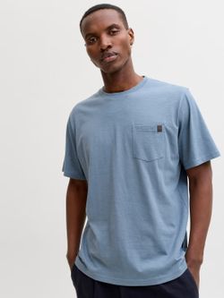 Camiseta m/c con bolsillo Jack & Jones Blue