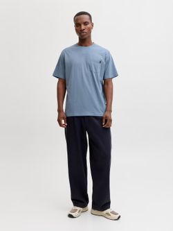 Camiseta m/c con bolsillo Jack & Jones Blue