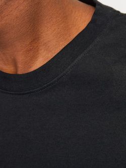 Camiseta m/c con cuadro print floral Jack & Jones Black