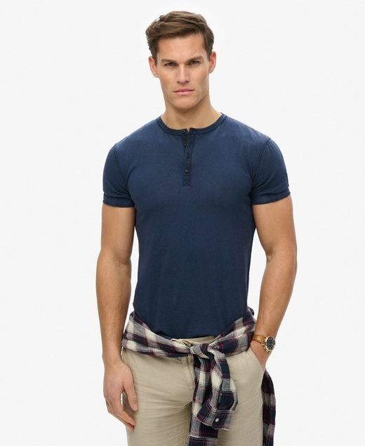 Camiseta m/c con cuello panadero Superdry Lauren