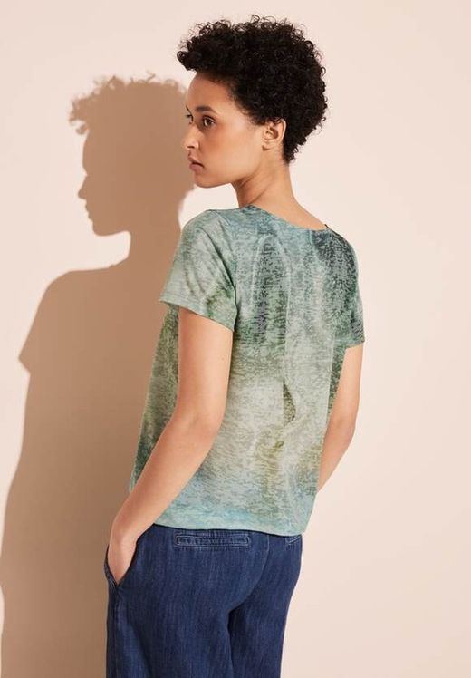 Camiseta m/c con degradado color Street One Green