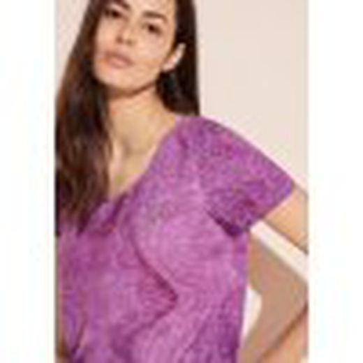 Camiseta m/c con degradado color Street One Pink