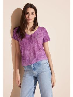 Camiseta m/c con degradado color Street One Pink