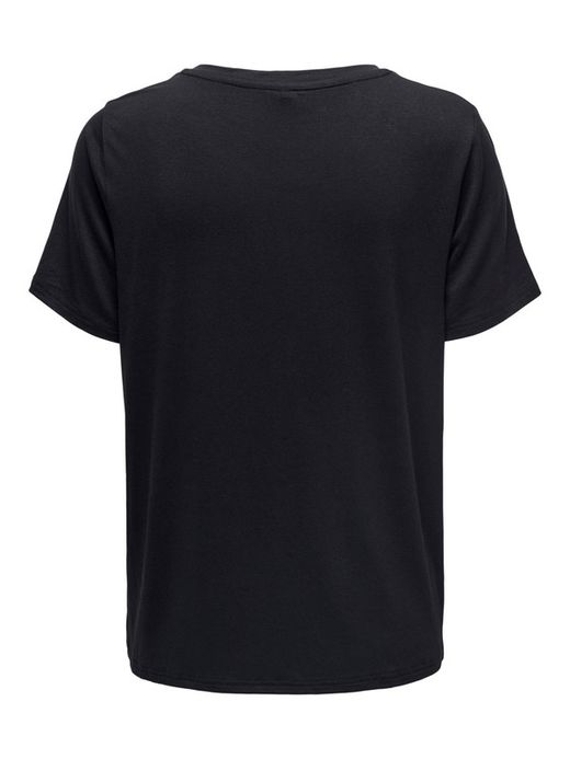 Camiseta m/c con detalles brillantes Only Black