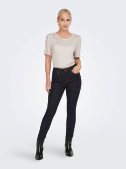 Camiseta m/c con detalles brillantes Only Pumice Stone