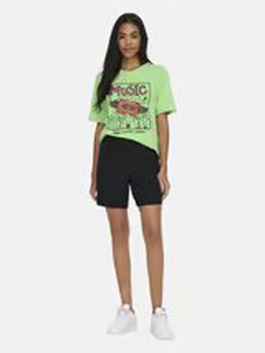 Camiseta m/c con dibujo cassette Only Green