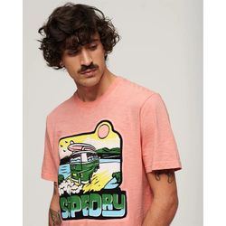 Camiseta m/c con dibujo furgoneta Superdry Peach Whip