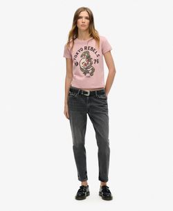Camiseta m/c con dibujo tattoo multicolor Superdry Blush