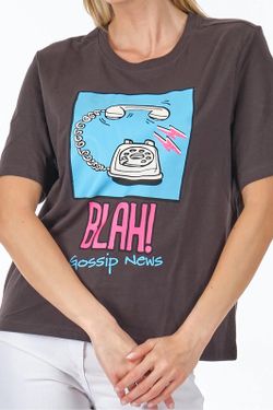 Camiseta m/c con dibujo teléfono Only Phantom