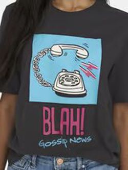 Camiseta m/c con dibujo teléfono Only Phantom