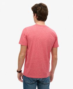 Camiseta m/c con dibujo tricolor montañas Superdry Red
