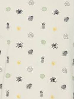 Camiseta m/c con dibujos bicolor Blend Of America Cream White