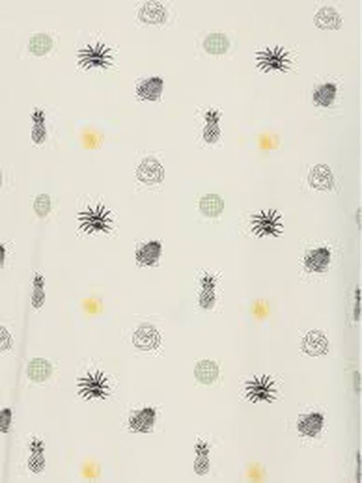 Camiseta m/c con dibujos bicolor Blend Of America Cream White