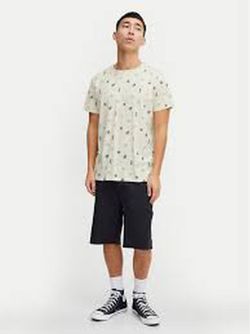 Camiseta m/c con dibujos bicolor Blend Of America Cream White