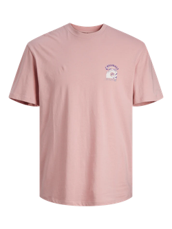 Camiseta m/c con dibujos comics manga Jack & Jones Pink