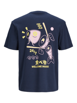Camiseta m/c con dibujos comics manga Jack & Jones Sky Captain