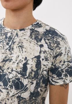 Camiseta m/c con estampado abstracto Blend Of America Blue