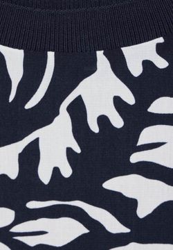 Camiseta m/c con estampado abstracto Street One Deep Blue