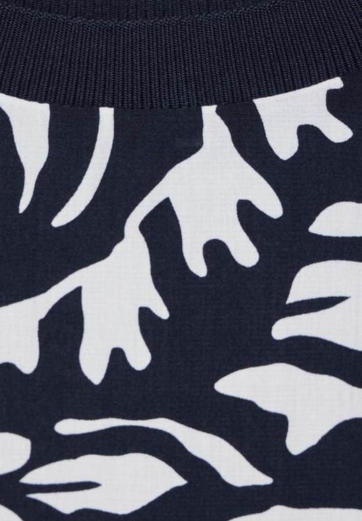 Camiseta m/c con estampado abstracto Street One Deep Blue