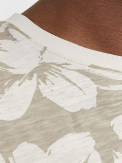 Camiseta m/c con estampado floral monocolor Jack & Jones Crockery