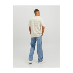 Camiseta m/c con estampado hojas palmera Jack & Jones Bright White