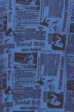 Camiseta m/c con estampado newspaper Blend Of America Delft