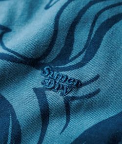 Camiseta m/c con estampado olas Superdry Quayside