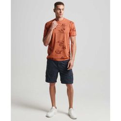 Camiseta m/c con estampado tropical Superdry Sun Orange
