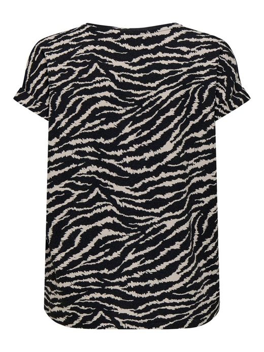 Camiseta m/c con estampado zebra Only Cloud Dancer