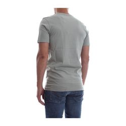 Camiseta m/c con hojas tropicales Jack & Jones Iceberg Green