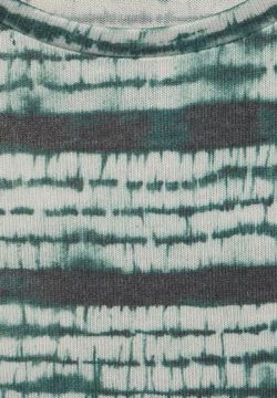 Camiseta m/c con lavado tie-dye Street One Olive Night