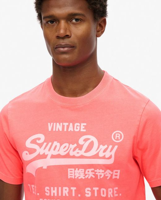 Camiseta m/c con letras branding Superdry Hyper Fire