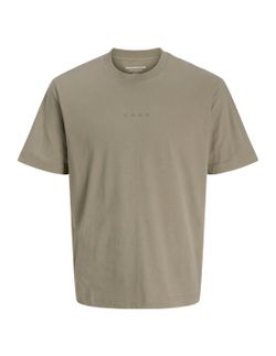 Camiseta m/c con letras Core Jack & Jones Vetiver