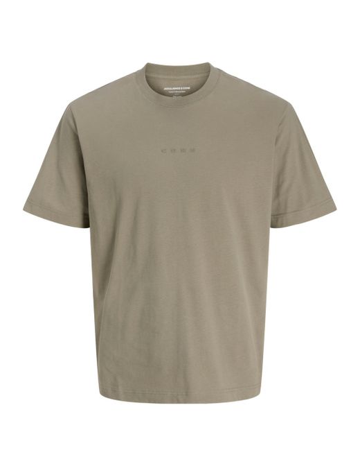 Camiseta m/c con letras Core Jack & Jones Vetiver