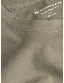 Camiseta m/c con letras Core Jack & Jones Vetiver