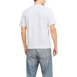 Camiseta m/c con letras engomadas Originals Jack & Jones Bright White