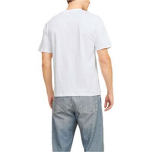 Camiseta m/c con letras engomadas Originals Jack & Jones Bright White