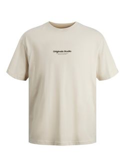 Camiseta m/c con pequeñas letras branding engomadas Jack & Jones Moonbean