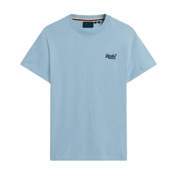 Camiseta m/c con pequeño logotipo branding Superdry Icy Blue