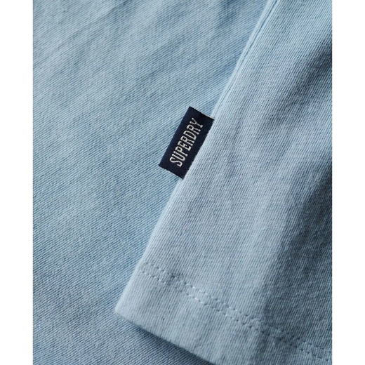 Camiseta m/c con pequeño logotipo branding Superdry Icy Blue