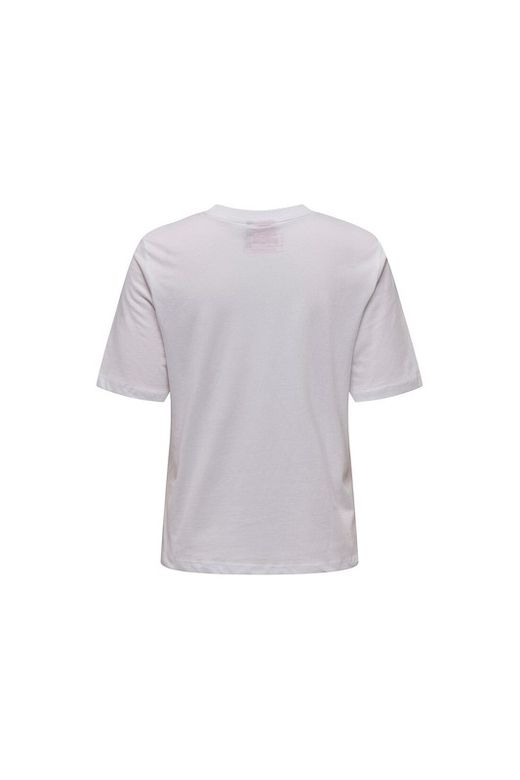 Camiseta m/c con print multicolor Only Bright White