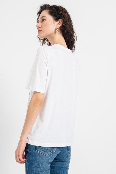 Camiseta m/c con print multicolor Only Bright White