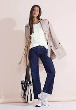 Camiseta m/c con print bordado Nautical Street One Off White