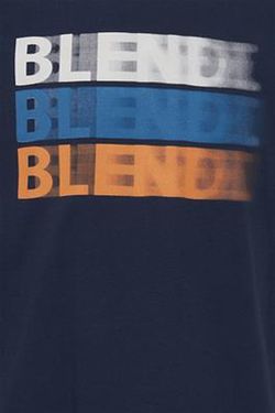 Camiseta m/c con print Branding Blend Of America Blue