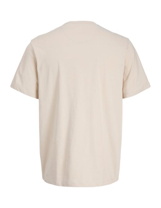 Camiseta m/c con print branding Jack & Jones Moonbean