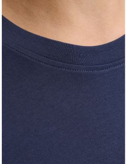 Camiseta m/c con print branding Jack & Jones Navy Blazer